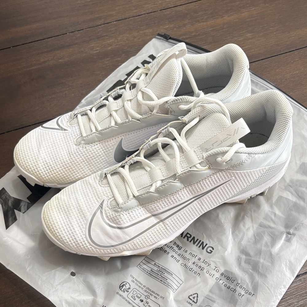 Nike White and Gray Athletic Shoes